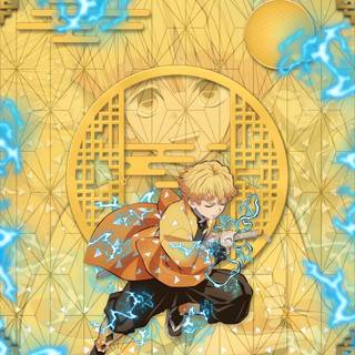 Zenitsu iPad wallpaper