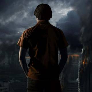 Alone smoking wallpaper