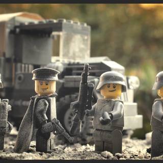 Lego WW2 wallpaper