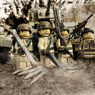 Lego WW2 wallpaper