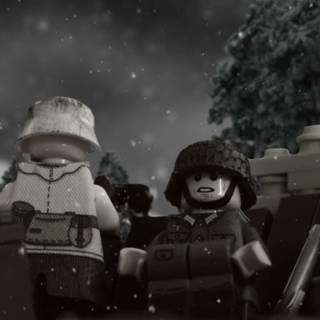Lego WW2 wallpaper