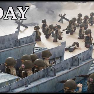 Lego WW2 wallpaper