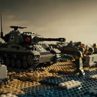 Lego WW2 wallpaper