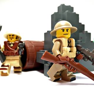 Lego WW2 wallpaper