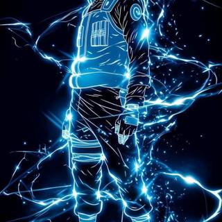 Dark neon anime wallpaper