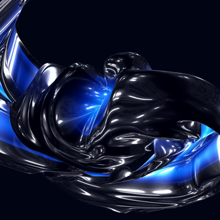 Black liquid metal wallpaper