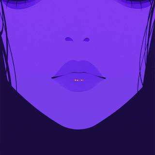 Dark neon anime wallpaper