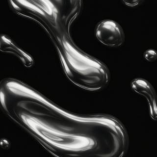 Black liquid metal wallpaper