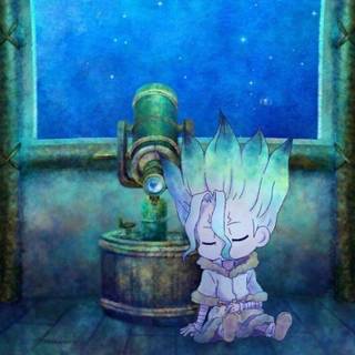Dr. Stone Chibi wallpaper