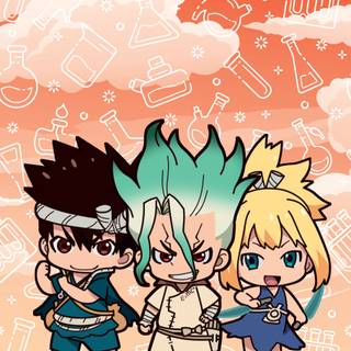 Dr. Stone Chibi wallpaper
