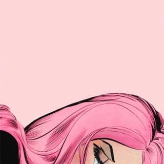 Young girl aesthetic wallpaper