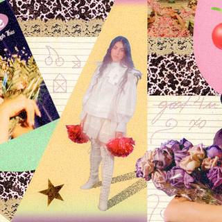 Young girl aesthetic wallpaper