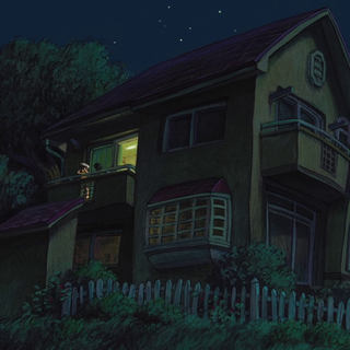 Studio Ghibli night wallpaper
