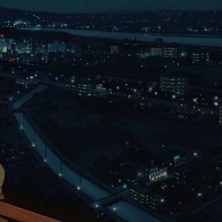 Studio Ghibli night wallpaper