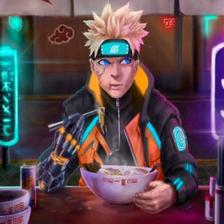 Naruto Cyberpunk wallpaper