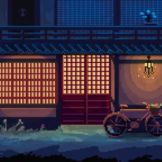 Studio Ghibli night wallpaper