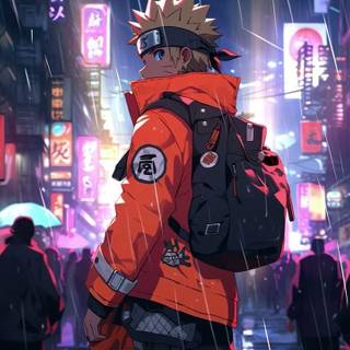 Naruto Cyberpunk wallpaper