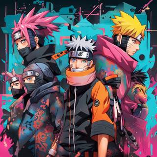 Naruto Cyberpunk wallpaper