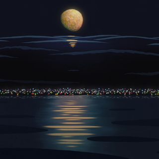Studio Ghibli night wallpaper