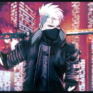 Naruto Cyberpunk wallpaper