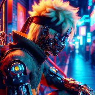 Naruto Cyberpunk wallpaper
