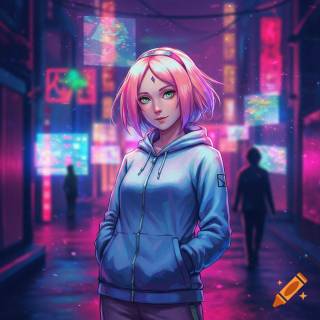Naruto Cyberpunk wallpaper