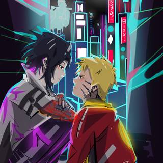 Naruto Cyberpunk wallpaper