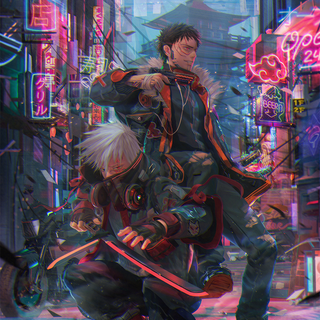 Naruto Cyberpunk wallpaper