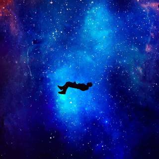 Neon universe wallpaper