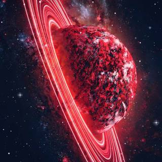 Neon universe wallpaper