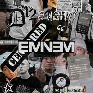 Eminem collage wallpaper