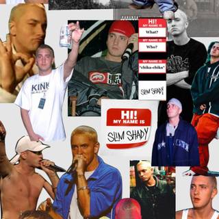 Eminem collage wallpaper