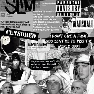 Eminem collage wallpaper