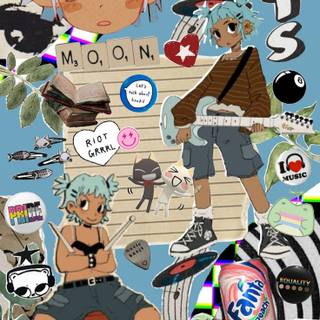 Peach Riot wallpaper