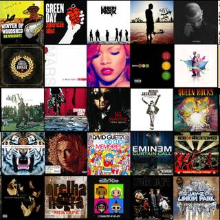 Eminem collage wallpaper