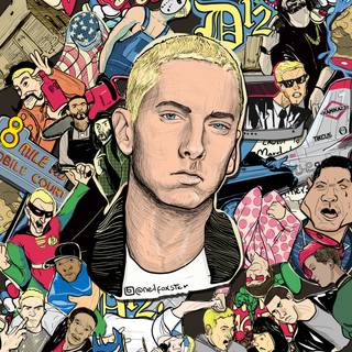 Eminem collage wallpaper