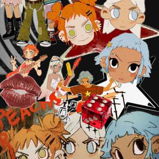 Peach Riot wallpaper