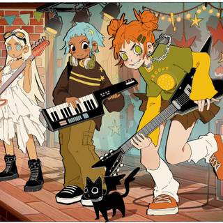 Peach Riot wallpaper