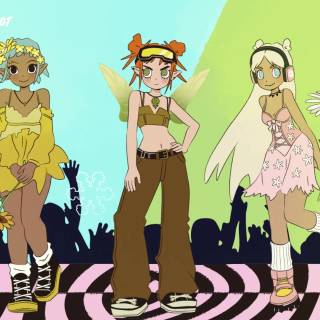 Peach Riot wallpaper