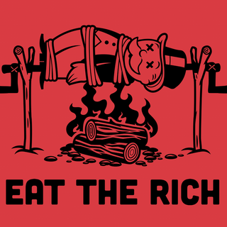 Eat the rich wallpaper