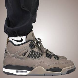 Air Jordan 4 cave stone wallpaper