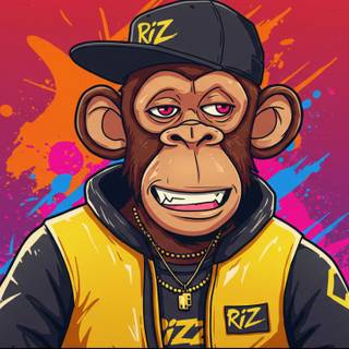 Monkey Rizz wallpaper