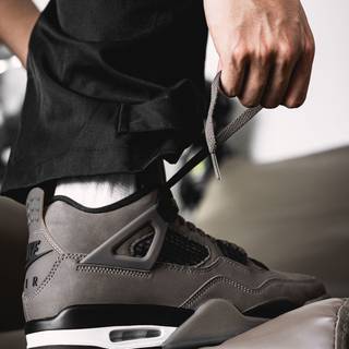 Air Jordan 4 cave stone wallpaper