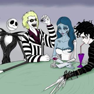 Corpse Bride Chromebook wallpaper