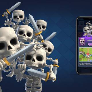 Clash Royale Skeleton Army wallpaper