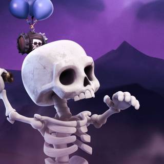 Clash Royale Skeleton Army wallpaper