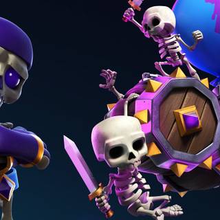 Clash Royale Skeleton Army wallpaper