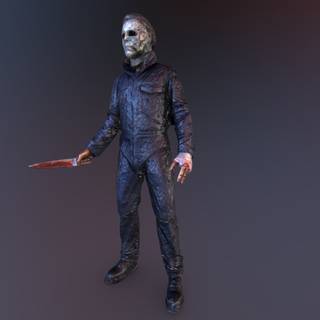 Halloween Michael Myers 3D wallpaper