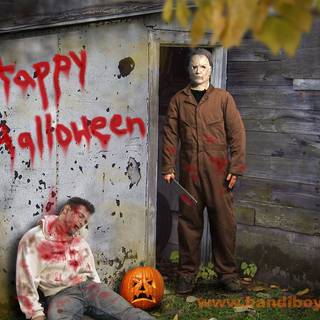 Halloween Michael Myers 3D wallpaper