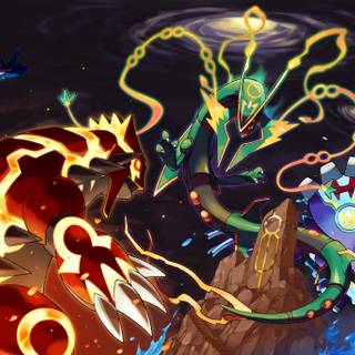 Primal Groudon card wallpaper